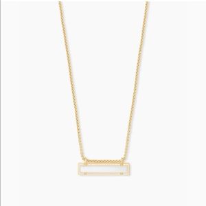 Kendra scott leanor pendant bar necklace